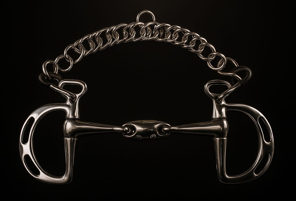 Kimberwick Bit SS with Double Jointed Solid SS Lozenge Mouth