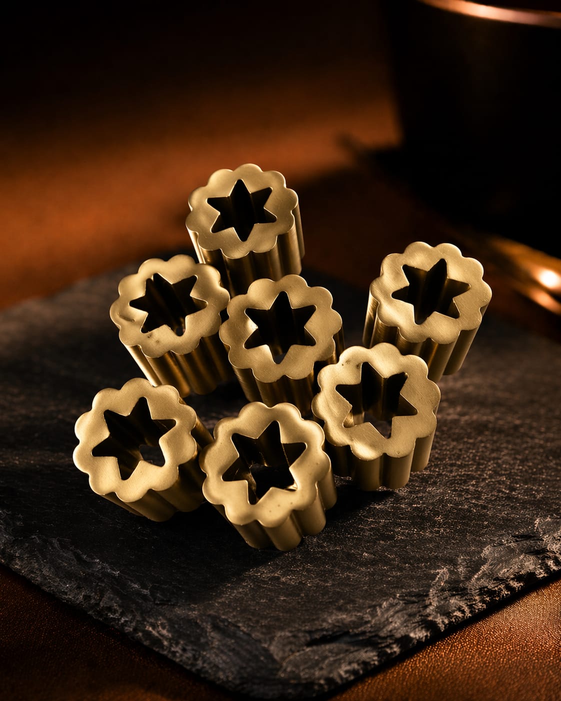 1/2" Brass Cricket Roller having Star - Image 2