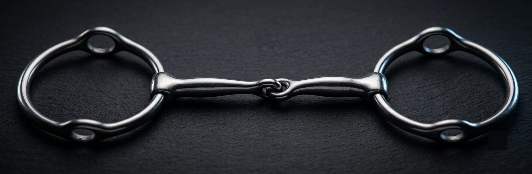 Balding Gag SS Bit with Single Jointed Mouth