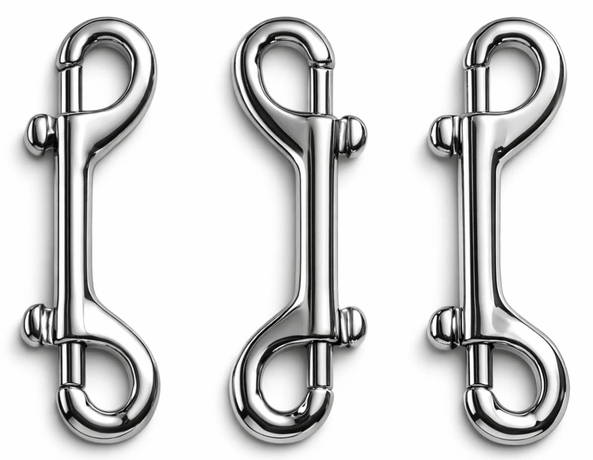 Heavy-Duty Stainless Steel Double Ended Snap Hook. Durable and Multi-Purpose
