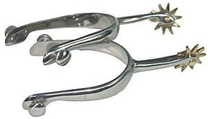 Ladies Walking Spur SS with brass Rowel