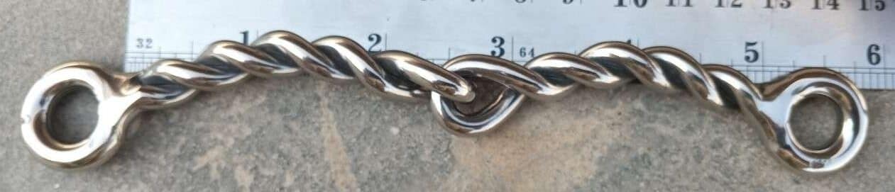 Stainless Steel Twisted Wire Single Jointed Mouth Piece for Barrel Racing Bit