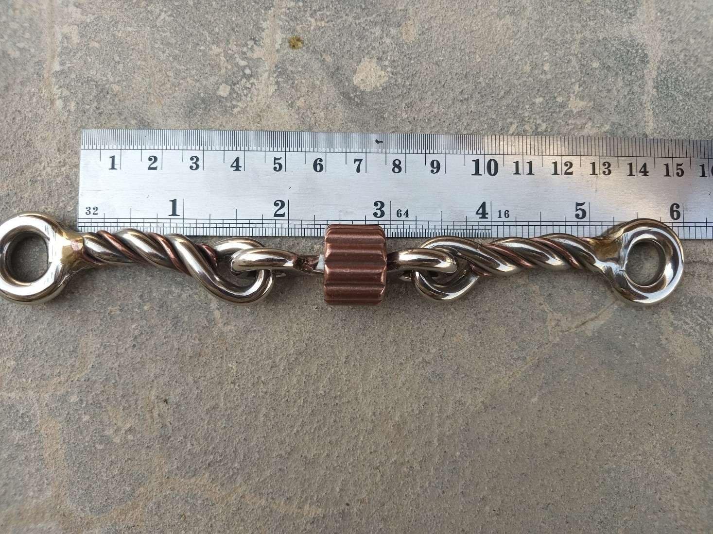 SS & Copper Twisted Mouth,1/2" Copper Cricket Roller with Star - Image 3