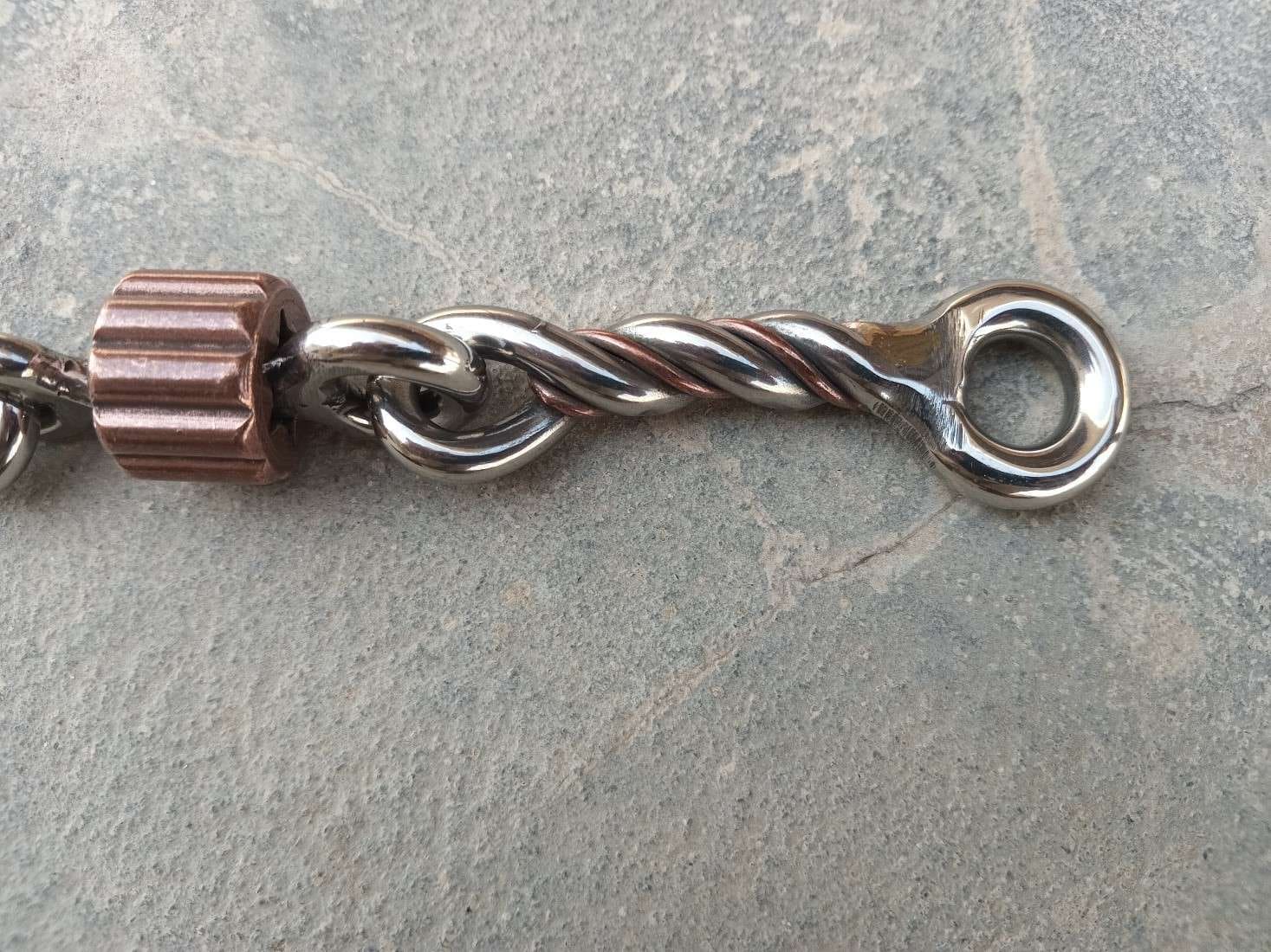 SS & Copper Twisted Mouth,1/2" Copper Cricket Roller with Star - Image 4