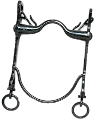 Rowland SS Nickel Plated Vaquero Spanish Curb