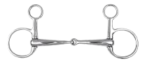 Baucher SS Solid Single-Jointed Mouth