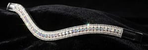 Wave Browband Leather
