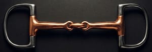 Dee Racing bit SS, Double Jointed Copper Mouth with Lozenge