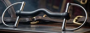 Racing Dee Bit Low Ported Hard Rubber Mouth