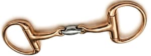 Egg-Butt Brass Bit, Double Jointed with Stainless Steel Lozenge