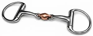 Egg-Butt Bit SS, Double Jointed SS Mouth with Copper Lozenge