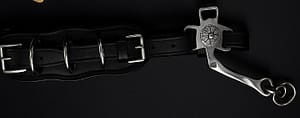 Hackamore/ Cavemore SS Shanks adjustable Noseband