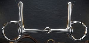 Half-Cheek/ Half-Spoon Carriage Driving Single Jointed Mouth Bit