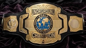 Underground Heavyweight Wrestling Championship Belt