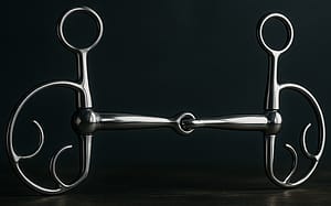 Butterfly-Flip Gag SS Single Joint, Solid Mouth