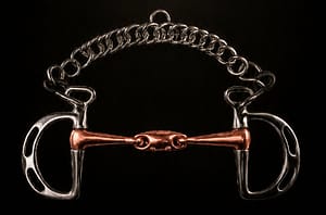 Kimberwick Bit SS with Double Jointed Solid Copper Lozenge Mouth