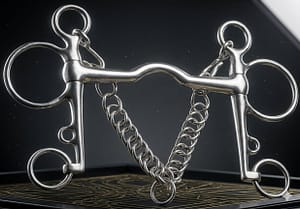 Pelham Bit SS, Mullen Mouth and SS Curb Chain