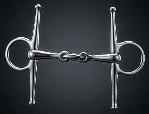 Full Cheek Snaffle Bit SS, Double Jointed SS Mouth with Lozenge