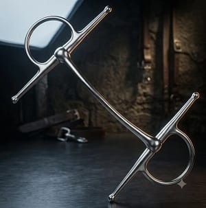 Full Cheek Snaffle Bit SS, Mullen Mouth