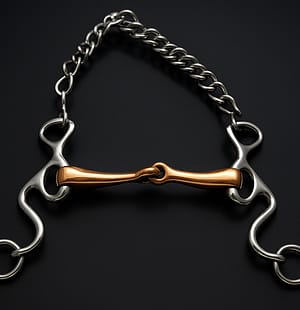 Correction Bit SS, Single Jointed Copper Mouth