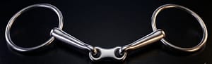 Loose Ring Snaffle Bit SS, Double Jointed French Link