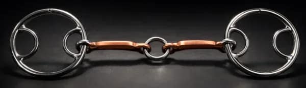 Beval Gag SS Bit, Solid Copper Lifesaver Mouth