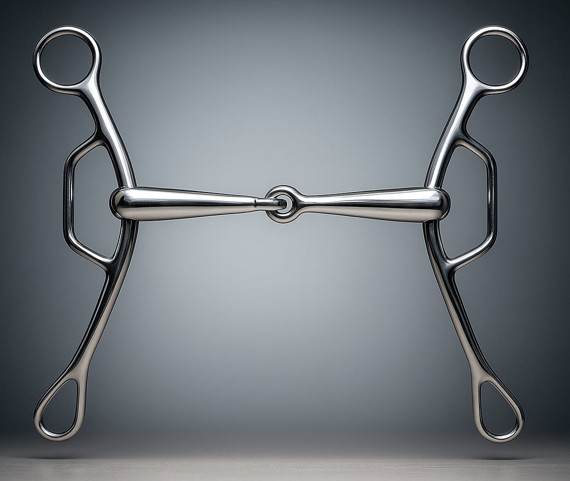 American Gag SS Bit Single joint Hollow Mouth