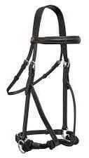 Cabezada de Paso Black Leather