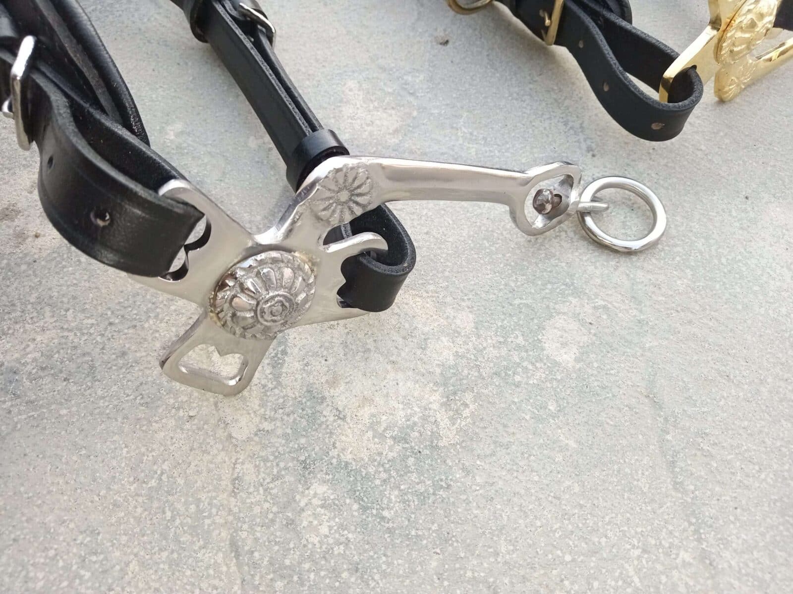 Hackamore/ Cavemore SS Shanks adjustable Noseband - Image 5