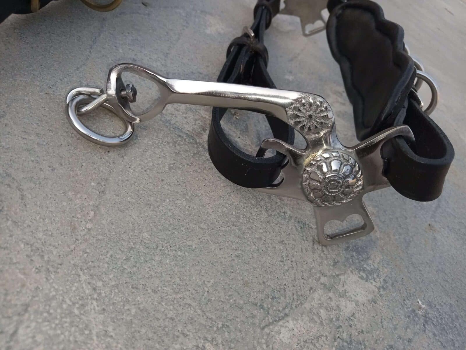 Hackamore/ Cavemore SS Shanks adjustable Noseband - Image 6