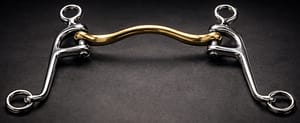 Walking Horse Bit SS Mullen Mouth Brass