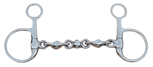 Baucher/ Hanging Cheek SS Snaffle Waterford Mouth