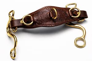 Escuela hackamore with Brass Shanks
