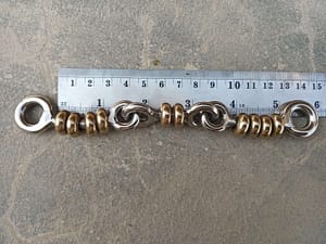 Barrel Racing SS Mouth With 10 Brass beads