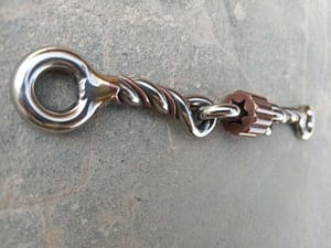 SS & Copper Twisted Mouth,1/2″ Copper Cricket Roller with Star