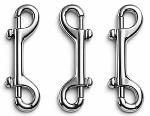 Heavy-Duty Stainless Steel Double Ended Snap Hook. Durable and Multi-Purpose