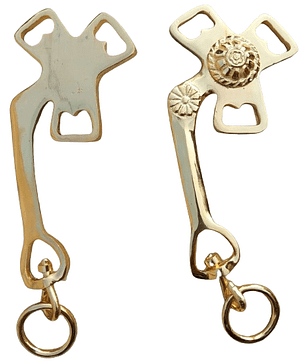 Cavemore/ Hackamore Shanks Brass