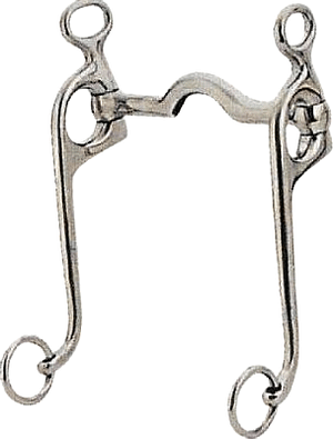 Walking Horse Curb Bit SS with Medium Port