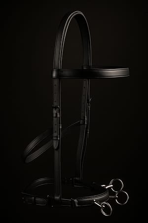 Serreta Black Leather Bridle