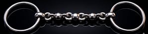 Loose Ring Snaffle Bit SS with Waterford Mouth
