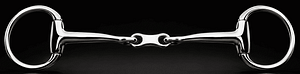 Bradoon SS Bit Double Jointed French Link