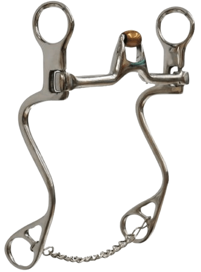 Rowland SS Spade bit (Western Curb) with Copper Roller