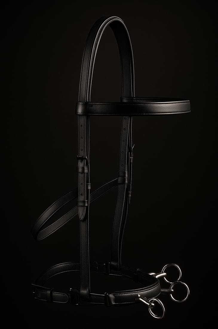 Serreta Black Leather Bridle
